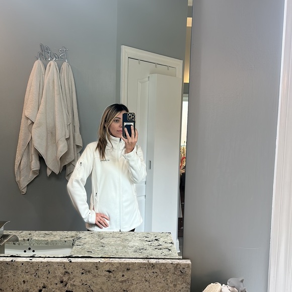 White cream Columbia jacket - Picture 4 of 5